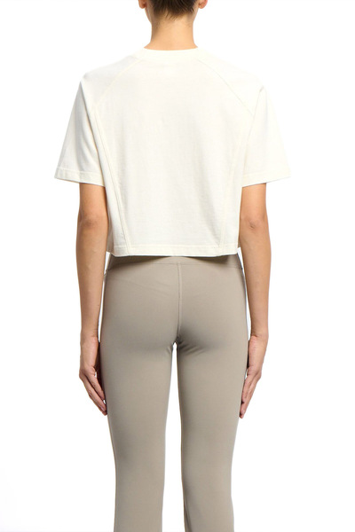 Reebok Icon Elements Tee Ecru Women's Short Sleeve T-Shirt