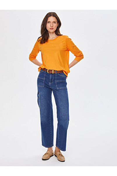 Faik Sönmez Yuvarlak Yaka Uzun Kol T-Shirt 69024