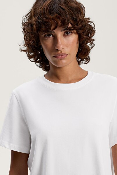 Oysho Cotton blend short-sleeved T-shirt