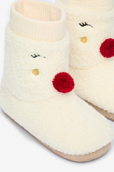 Penti New York Snowman Kırık Beyaz Ev Botu