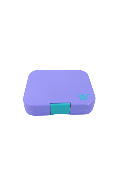 TINY WHEEL صندوق طعام اربع اقسام بنفسجي