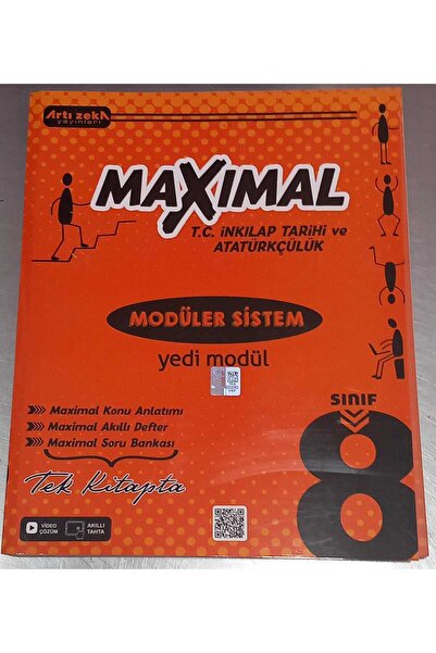 Artı Zeka Yayınları 2026 8.SINIF T.C. İNKILAP TARİHİ VE ATATÜRKÇÜLÜK MAXİMAL ...