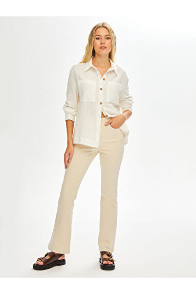 Faik Sönmez Cep Detaylı Müslin Tunik 68418