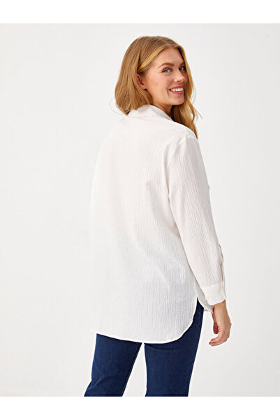 Faik Sönmez Kendinden Dokulu Düğme Detaylı Tunik 68689