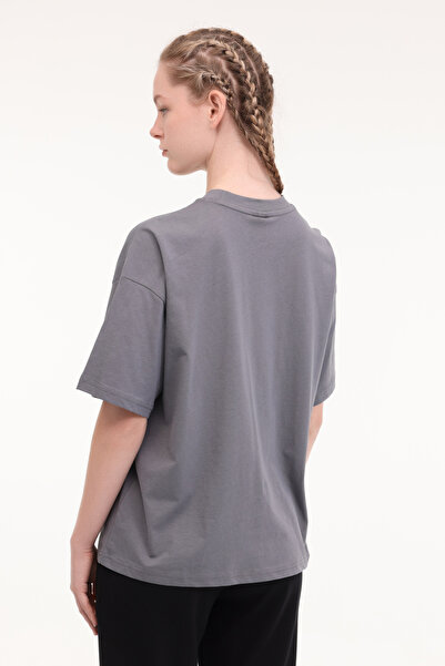 lumberjack Wl Saino 11F204 5Fx Anthracite Women's Short Sleeve T-Shirt