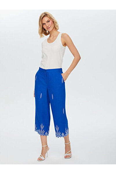Faik Sönmez Delik İşi Nakış Detaylı Capri 68523