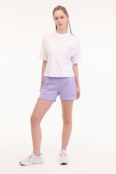 lumberjack WL YASHI 11F213 5FX Λευκό γυναικείο κοντομάνικο μπλουζάκι