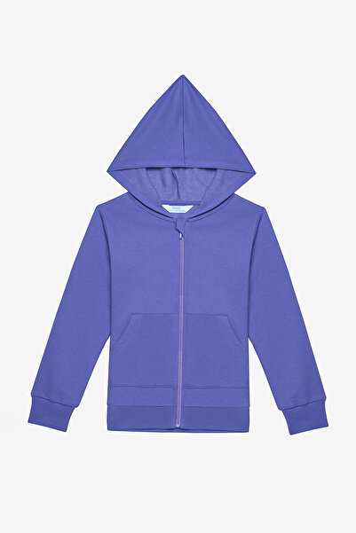 Penti Kız Çocuk Purplish Koyu Lila Hoodie