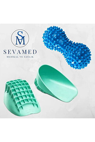 kırmed Ayak Ağrıları İçin Rahatlatıcı Kap Ped ve Dikenli Ayak Altı Masaj Alet...