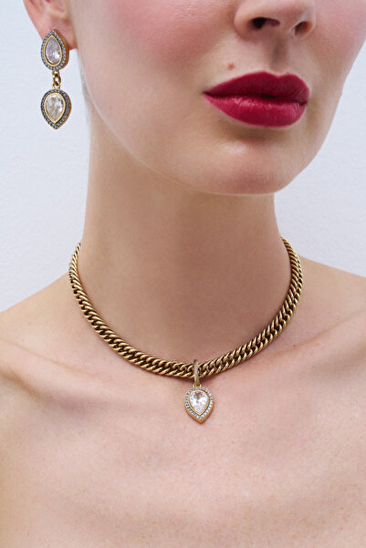 Mon Reve Starlit Grace Damla Zirkon Taş İğneli Küpe