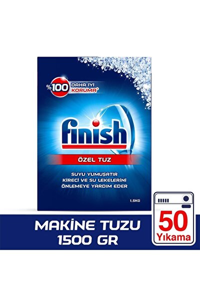 Finish Bulaşık Makinesi Tuzu Kireç Kalıntılarına Karşı Koruyucu 1500 Gram 1 Adet