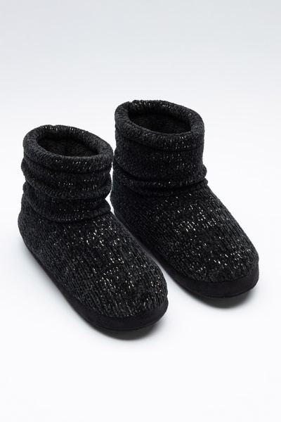 Penti Siyah Simli Ev Botu