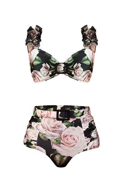 Nur Karaata Lily Top Bloom Bikini Set