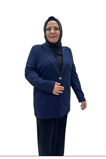 Sevda Kılınç Büyük Beden Blazer Ceket