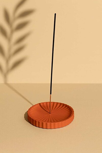 Concrete Round Incense Holder