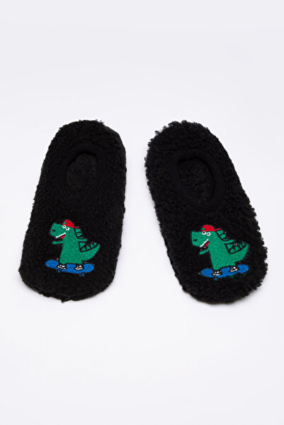 Penti Ciorapi cu modele de dinozaur pentru băiat negru