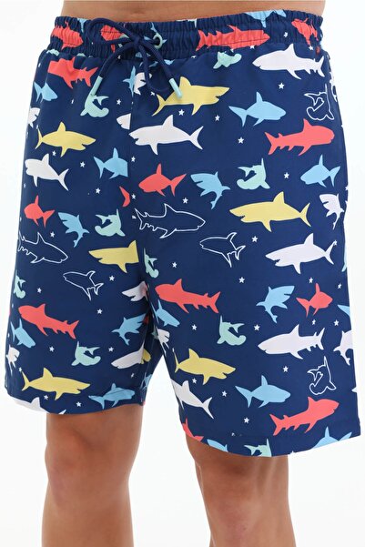 lumberjack ML JAWS 19HL-22 5FX Pantaloni scurți de baie pentru bărbați, albas...