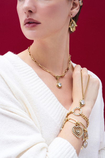 Mon Reve Esme Zirkon Charm Zincir Kolye