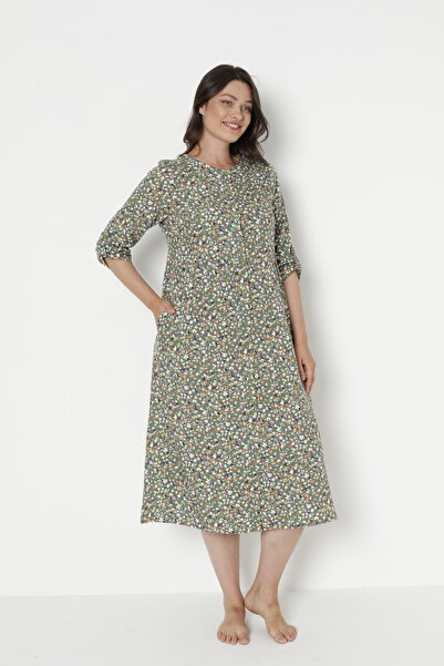 Juliet Deluxe Women's Woven Viscose Fabric Patterned Dress 35096