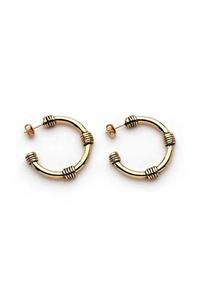 Mon Reve Lily Hoop Earrings
