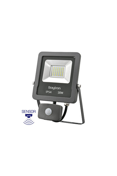 Braytron PROIECTOR LED 30W 3000K+ SENZOR,BR PLUS IP65/44