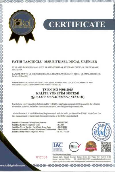 MSR BİTKİSEL DOĞAL ÜRÜNLER PADİŞAH ATOM KUVVET, MACUNU 240g