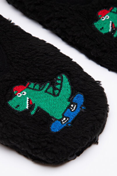 Penti Чорні шкарпетки для хлопчиків з малюнком динозаврів