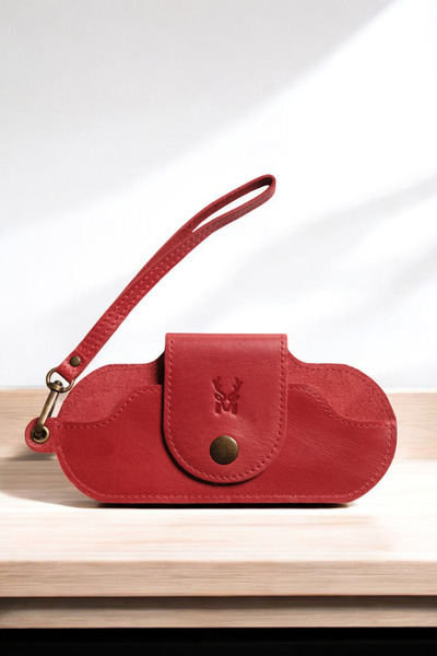 Modica Manila - Genuine Leather Eyewear Case |   Stylish and Durable Unisex Design with Hand Grip