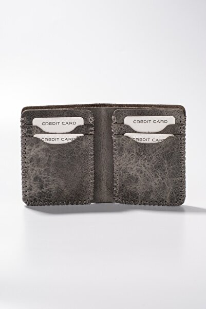 Getto Deri Quebec El Yapımı Hakiki Deri Kişiye Özel İsim Baskılı Cüzdan