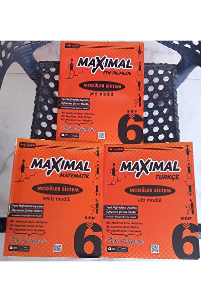 Artı Zeka Yayınları 6.SINIF MAXİMAL MODÜLER SİSTEM MATEMATİK, FEN, TÜRKÇE SETİ (3 Kitap)2026 YENİ BASKI