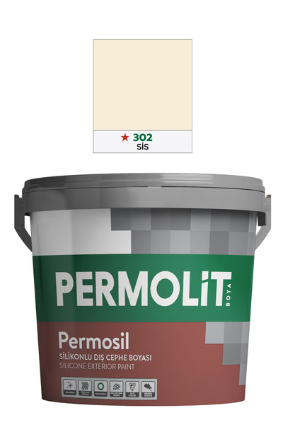 Permolit Permosil Silikonlu Dış Cephe Boyası, Uzun Ömürlü Koruma, | 3,5kg - 1...