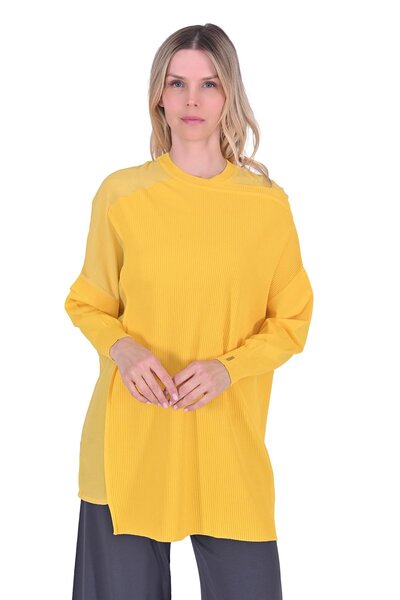 Invee Φούστα Πλεκτό τουνίκ ΚΙΤΡΙΝΟ