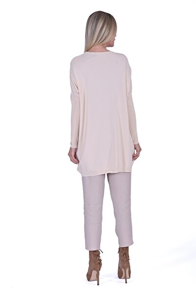 Invee Kum Saati Triko Tunik VANİLYA