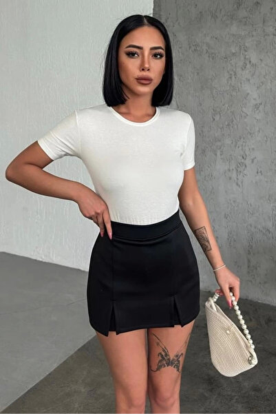 Lisinya Comfortable and Stylish Short Sleeve Crew Neck Lycra Viscose Combed C...