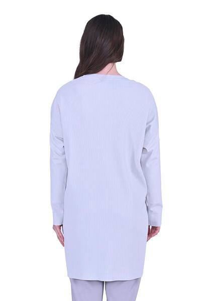 Invee Çubuk Knitwear Tunic Ice Blue