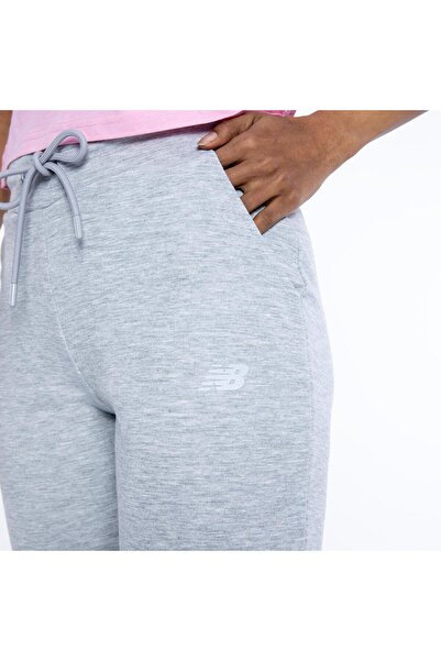 New Balance Nb Women Lifestyle Pants Wnp1974-ag Kadın Gri Eşofman Altı