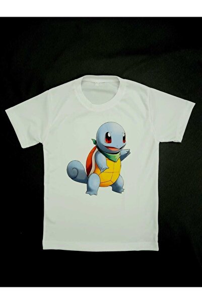 Bella Bambini Fashion Tricou unisex pentru copii cu imprimeu Pokemon Squirtle