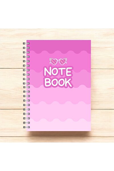 Minnoş دفتر مدرسي حلزوني مقاس A5 - 80 ورقة - مسطر - دفتر مفاهيم - دفتر ملاحظات