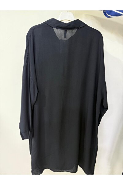 Sevda Kılınç Plus Size Viscose Fabric Orchid Shirt