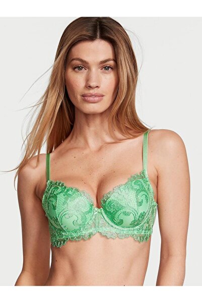 Victoria's Secret Boho Çiçek İşlemeli Hafif Destekli Demi Sütyen