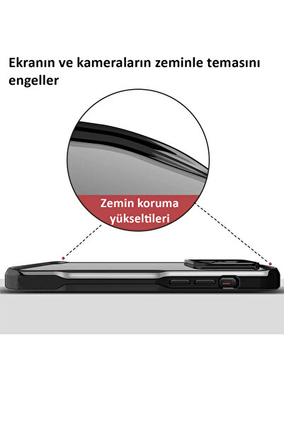 CEPSTOK iPhone 13/14 Kılıf Darbe Önleyici Kenar Renkli Silikon Kapak