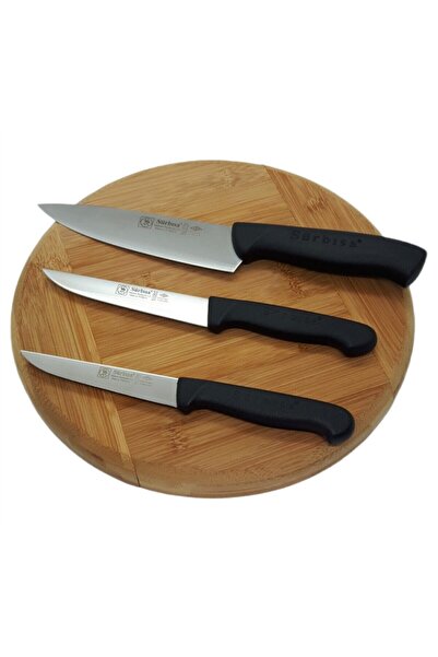 Sürbisa Sürmene Şef Bıçak Seti 3 Parça