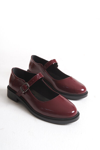 SH SİLVER MODA Women's Casual Ballet Flats with Buckle, Lightweight, Stylish and Comfortable