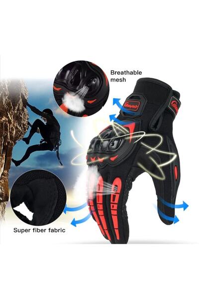 Moonrider Motor Eldiveni tam Korumalı Dokunmatik çalışır yeni yasa CE-EN13594 unisex Motosiklet Eldiveni Nx-2