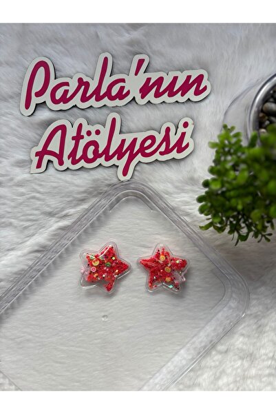 SOFT 2-Pack of Red Dancing Star Girls' Hair Clips