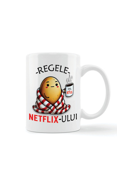OEM Cana Personalizata, Regele Netflix-ului, 300 ml
