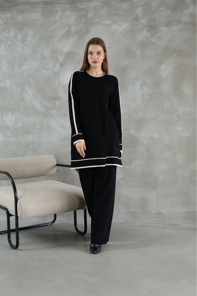 DAMGA Collection Women's Clothing Double Bottom Top Knitwear Set
