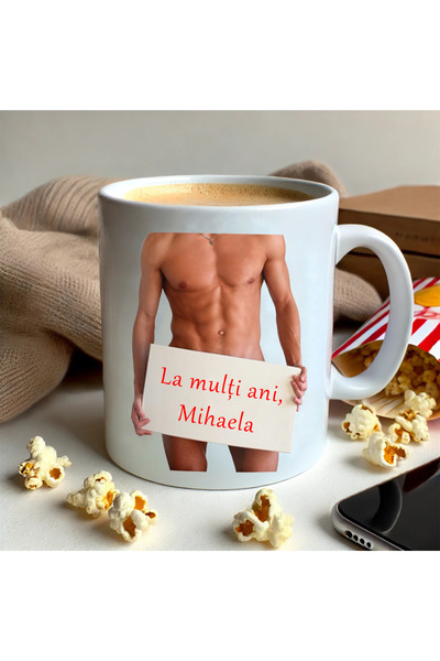 OEM Personalized Mug, Happy Birthday, Mihaela, 300 ml