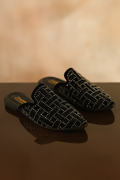 Behtah Kundura Жіночі капці з камінцями Жіночі капці Капці для приданого Зимові капці Капці для гостей