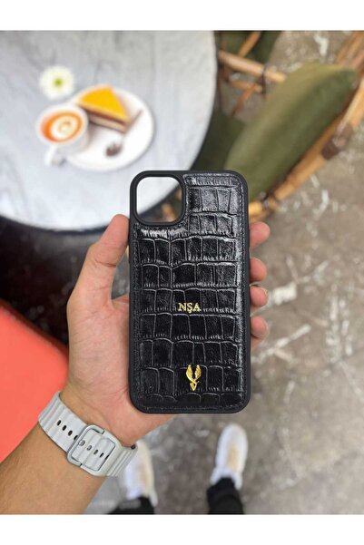 VİSSO Iphone 15 Uyumlu Kılıf Hakiki Deri Apple Telefon Kılıfı Kişiye Özel Tel...